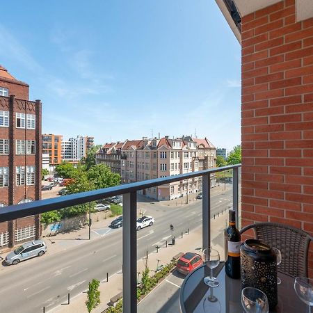 Gdansk Centrum - Apartament 4-Osobowy Z Balkonem Bagian luar foto