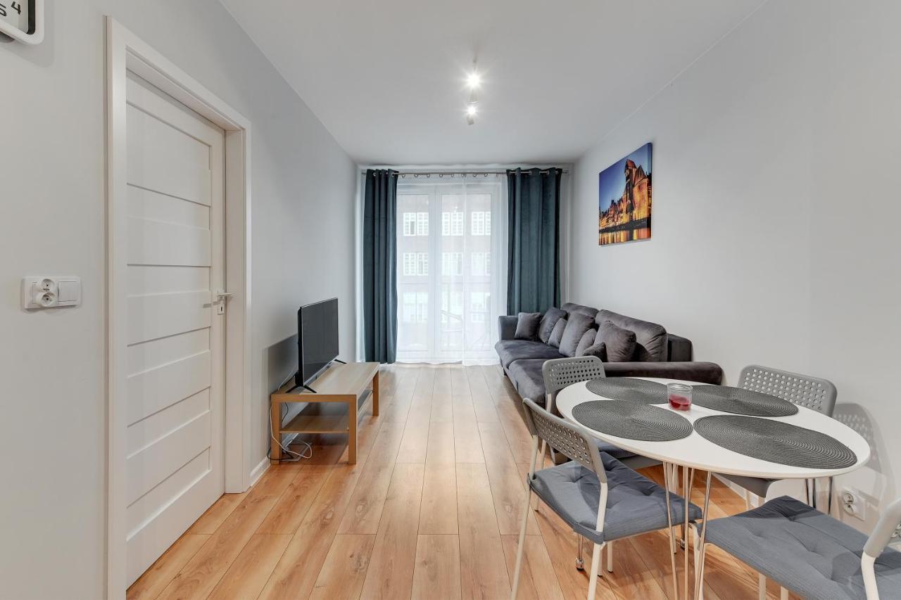 Gdansk Centrum - Apartament 4-Osobowy Z Balkonem Bagian luar foto