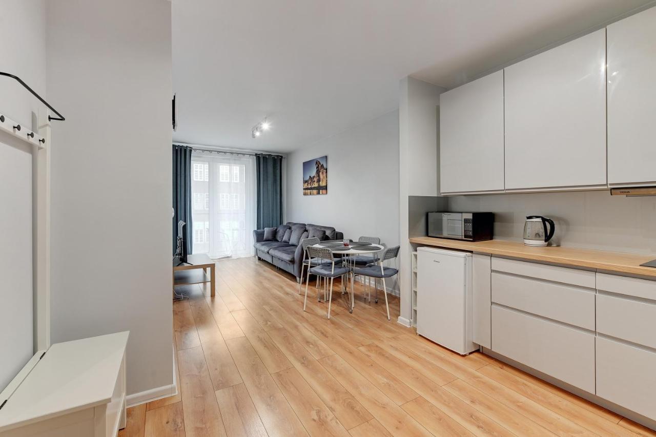 Gdansk Centrum - Apartament 4-Osobowy Z Balkonem Bagian luar foto