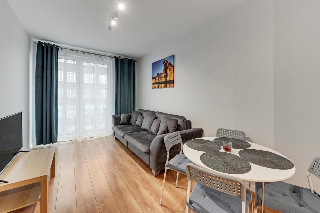 Gdansk Centrum - Apartament 4-Osobowy Z Balkonem Bagian luar foto