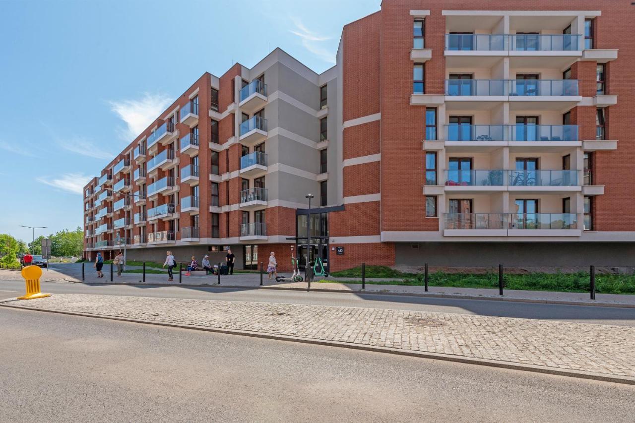 Gdansk Centrum - Apartament 4-Osobowy Z Balkonem Bagian luar foto